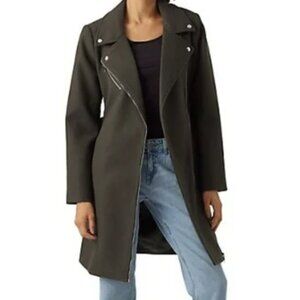 NEW Vero Moda Trench Coat dark grey - S